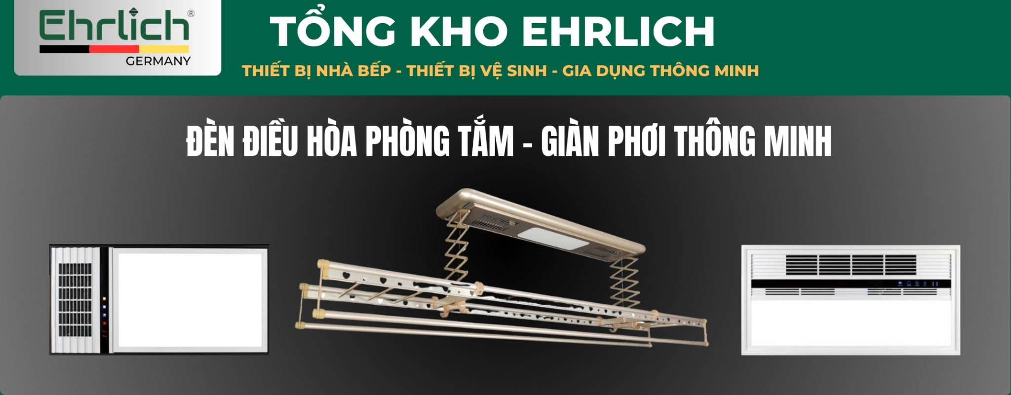 Đèn điều hòa - dàn phơi