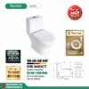 Bồn cầu liền khối EHR-B683CT chính hãng thương hiệu Ehrlich Germany Style
